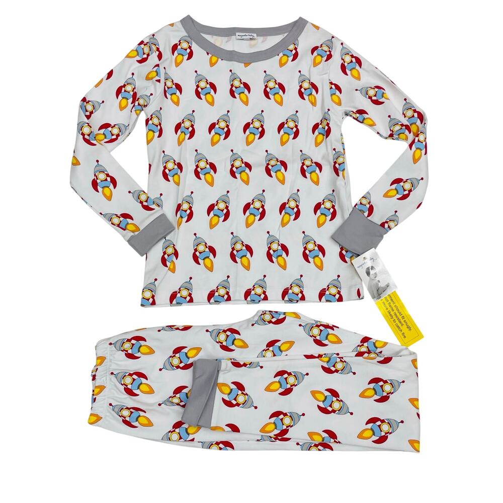NWT Magnolia Baby Size 10 Spaceship PJs